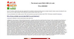 Desktop Screenshot of fanc.com